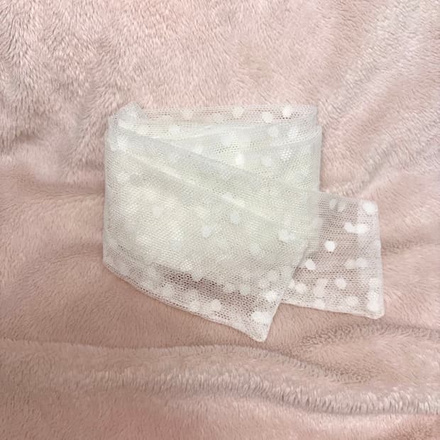 빈티지 도트 스카프