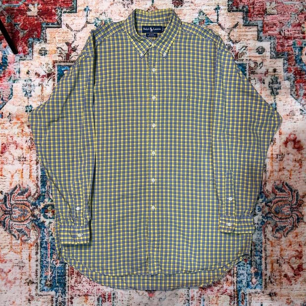 [2XL] 90s 폴로 랄프로렌 체크셔츠