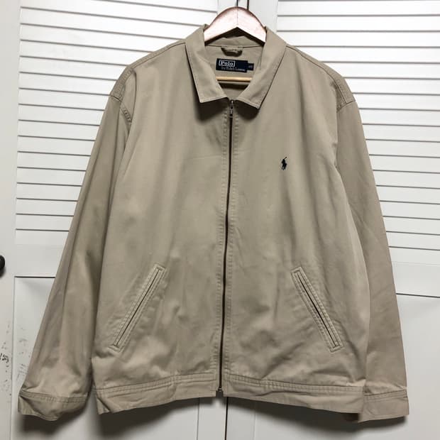 폴로 랄프로렌 스윙톱 블루종 자켓 베이지