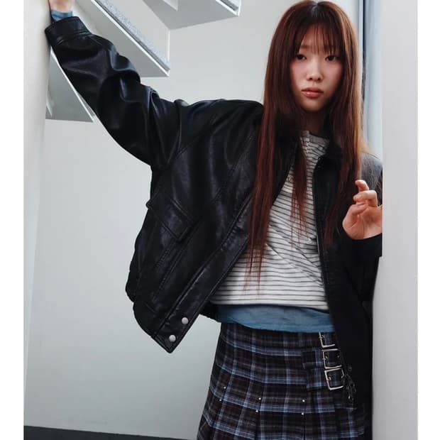 셀리테일즈 포우 레더 포켓 점퍼 가죽자켓