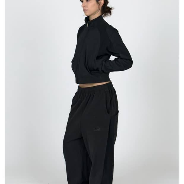 MPa CONTRAST ZIPPED JACKET WOMEN (BLACK)