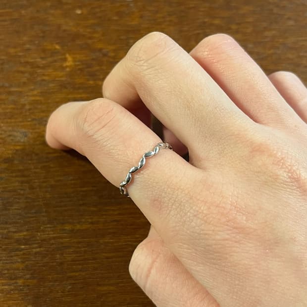 새상품 여성 신주 꽈배기2 반지 