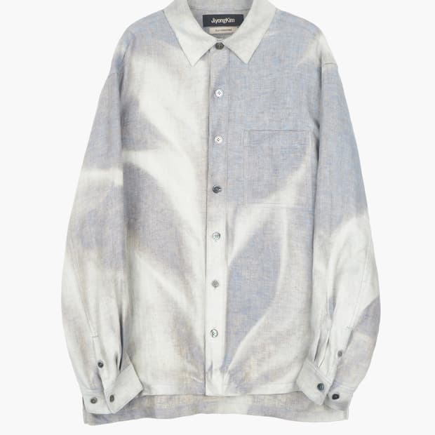 [M]지용킴 Sun-Bleached Front Pocket Shirt