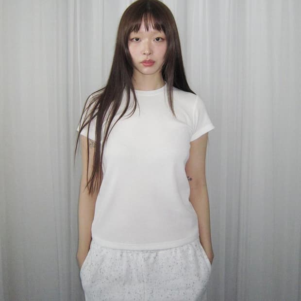 지초이컴포트 와플 티셔츠