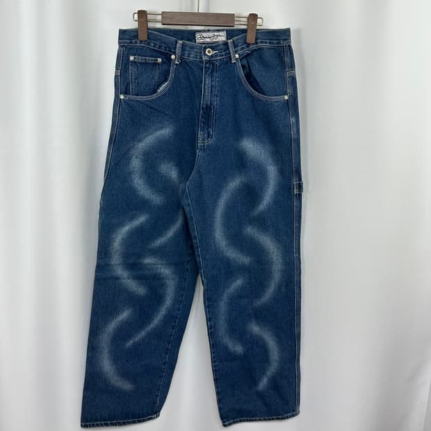 션존 남자 와이드 청바지 팬츠 32