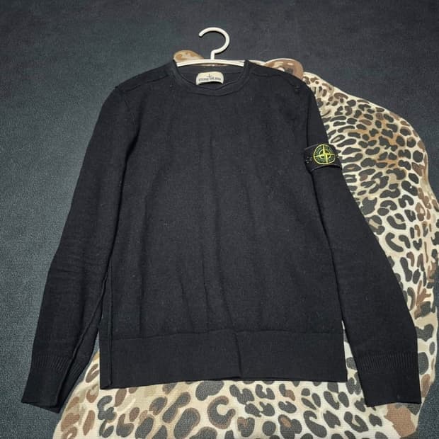 스톤 아일랜드 울 니트 XL 여성용