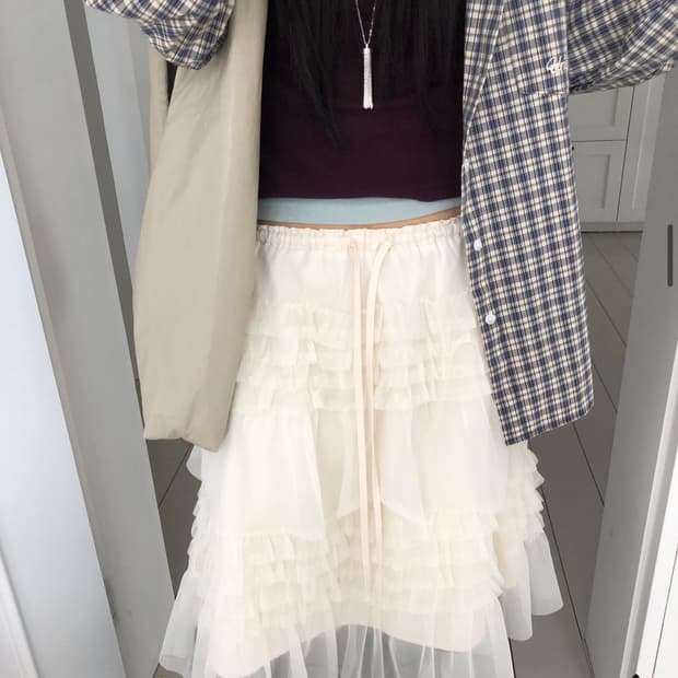 릿킴 샤스커트 아이보리