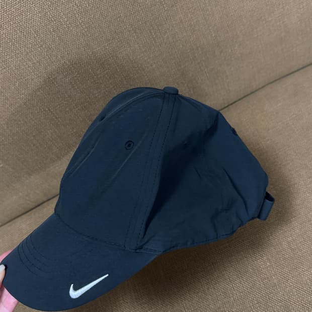 <실착 1회> 나이키(Nike) 레거시91 스우시 골프 볼캡 블랙