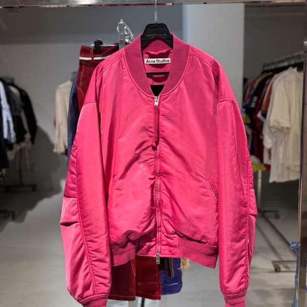 아크네 스튜디오 Acne studios 핑크 봄버자켓