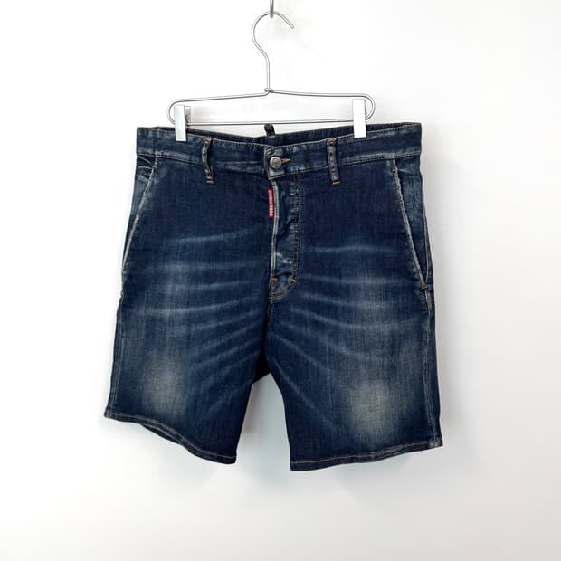 DSQUARED2 디스퀘어드2 워싱 데님 쇼츠 반바지 매장판 46