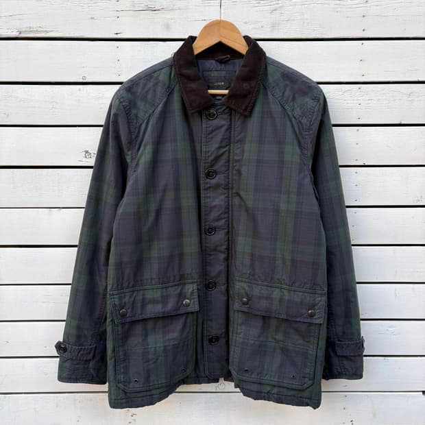 J.crew 제이크루 블랙와치 퀼팅 자켓