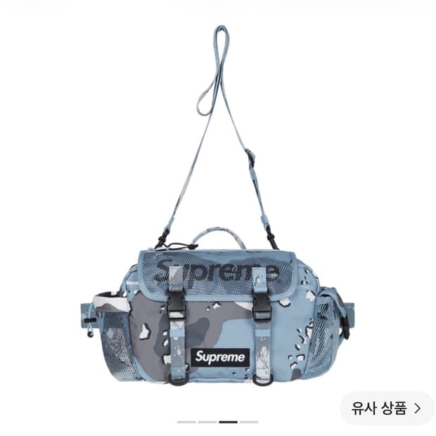 Supreme 슈프림 웨이스트백 블루 초콜릿칩 카모