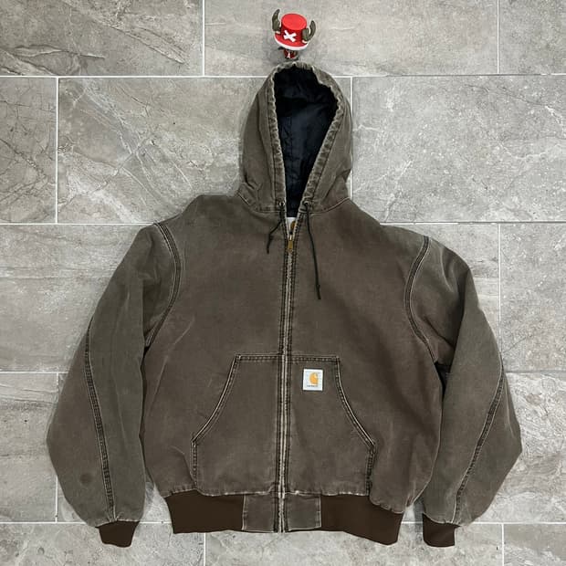 (XL) 칼하트 후드 덕 액티브 자켓 JQ282(J06 CHT) 체스트넛