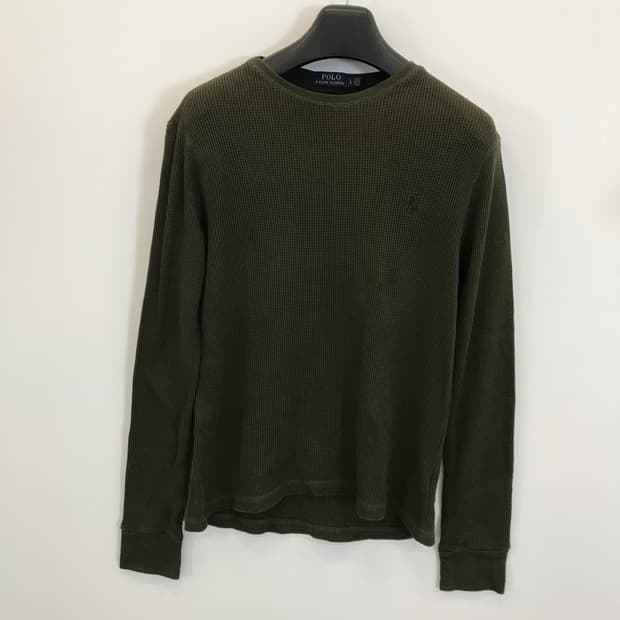 폴로 랄프로렌 와플슬리브 카키 [L]