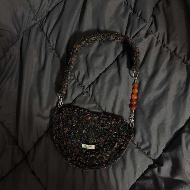 petable 뜨개 핸드메이드 숄더백