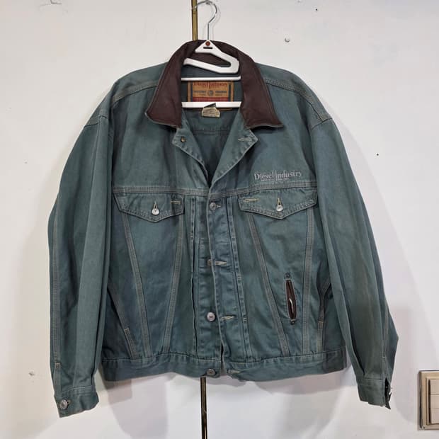 90s Diesel 디젤 인더스트리 데님 트러커 자켓 M
