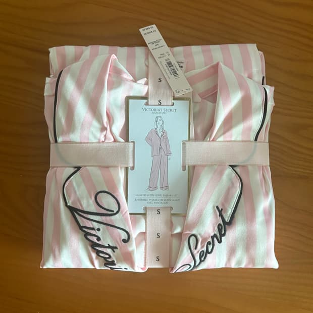 빅토리아시크릿 파자마 세트 새틴 핑크 빅시 잠옷 새상품