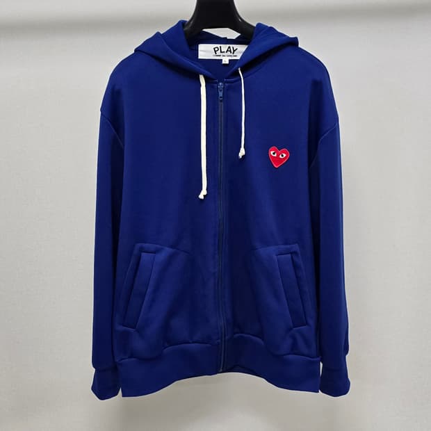 꼼데가르송 후드 집업 L사이즈 100 판매