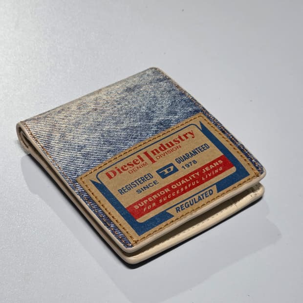 디젤 인더스트리 데님 반지갑