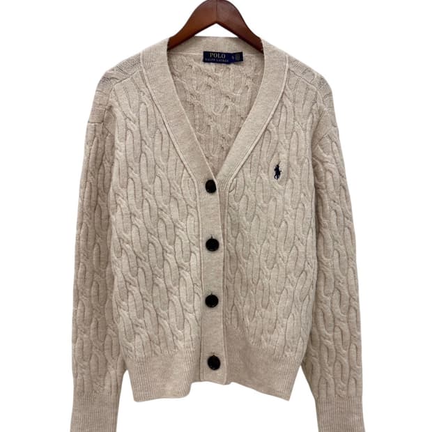 폴로 가디건 오트밀 (XL) 