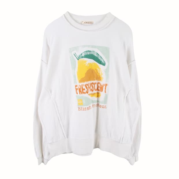 빈티지 레몬 맨투맨