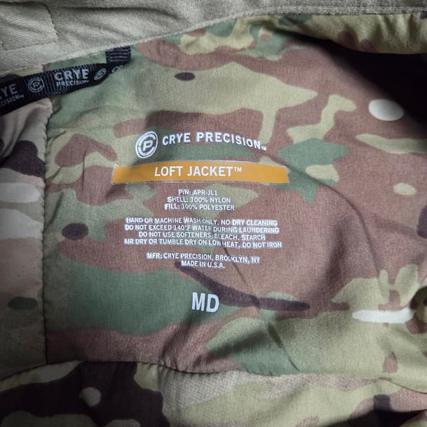 크라이프리시전 로프트 멀티캠 자켓 crye precision