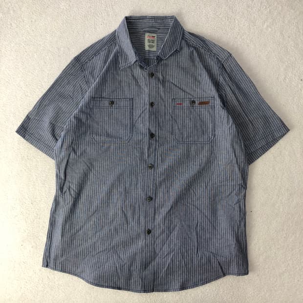 디키즈 히코리 반팔 셔츠 