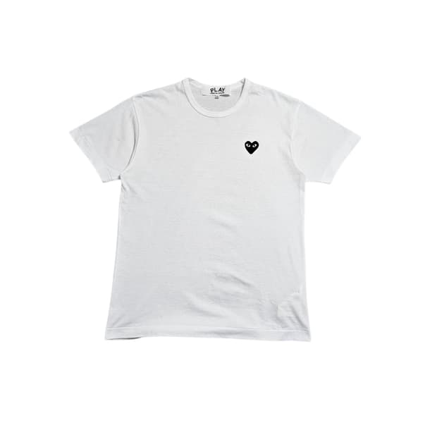 꼼데가르송 블랙 와펜 반팔티