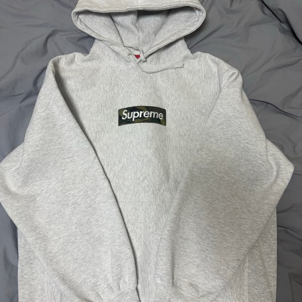 M 2023 슈프림 카모박스로고 후드티 크림구매