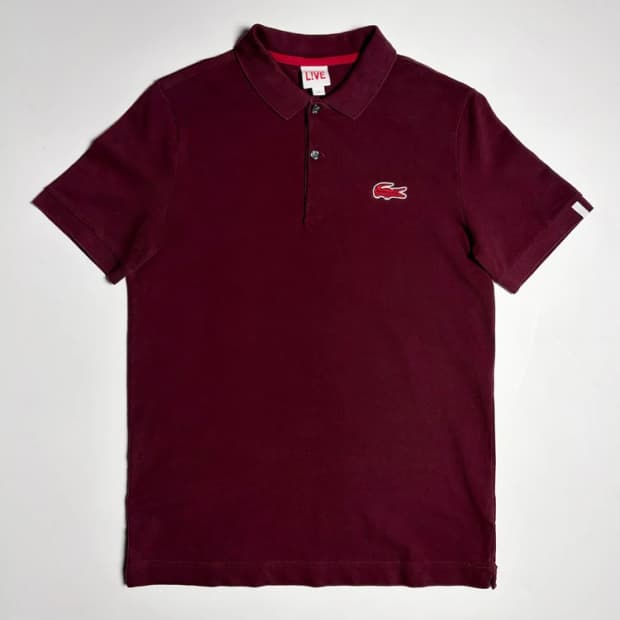 라코스테 자수 로고 투버튼 폴로 반팔 티셔츠 R1307
