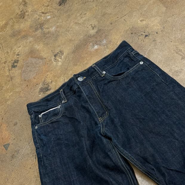 [정품/M] 유니폼 브릿지 진청 데님 청바지 b17