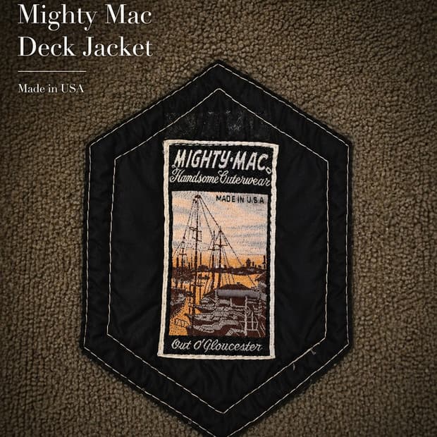 70s Mighty Mac 플리스 라이닝 덱 자켓 Made in Usa