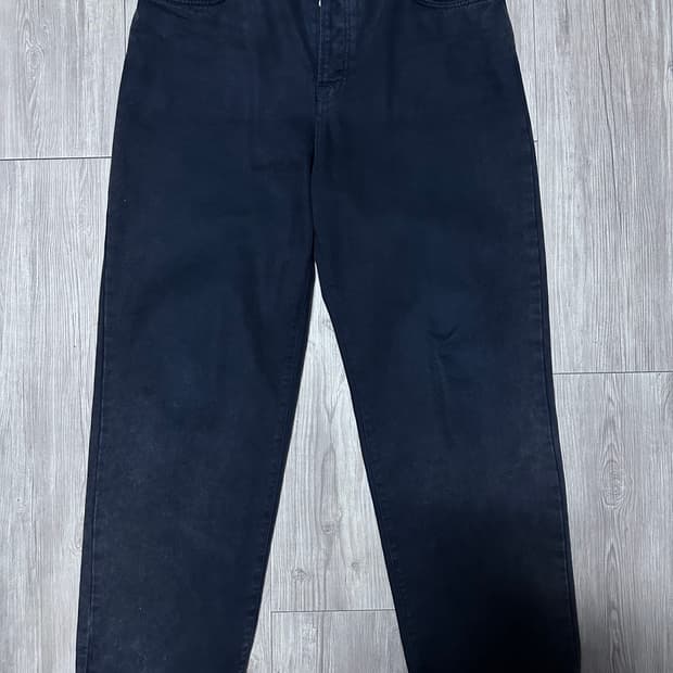 스투시 워시드 캔버스 빅 올 진 블랙 34