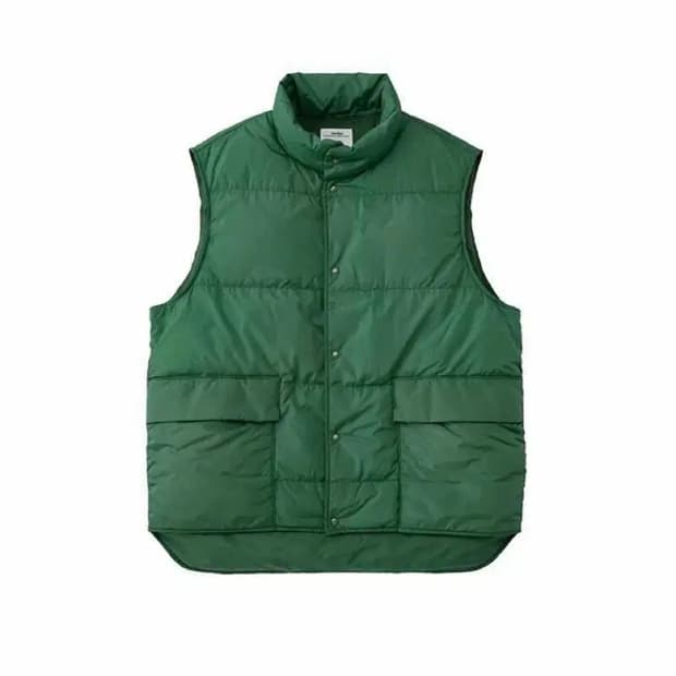 비즈빔 워커다운베스트 그린 3사이즈