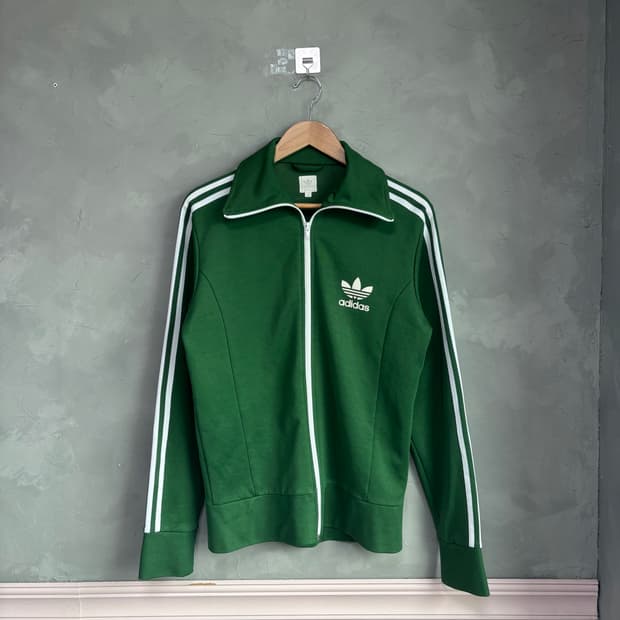 아디다스 빅로고 유로파 져지 트랙탑 초록 그린