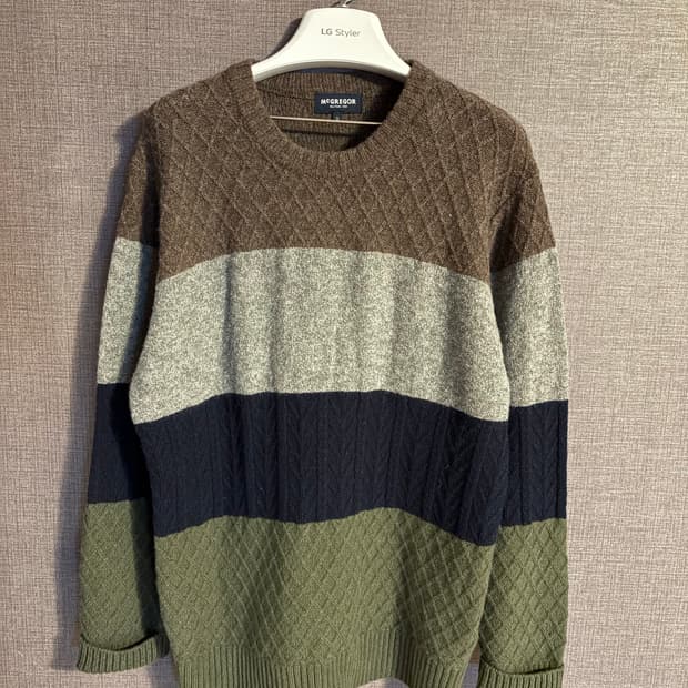 McGregor 남성 멀티컬러 니트 LL