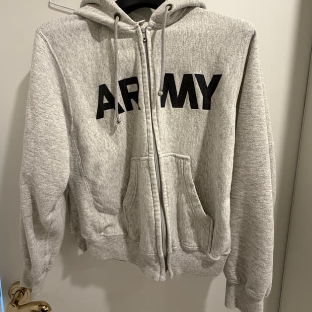 미군 army 아미 후드 집업