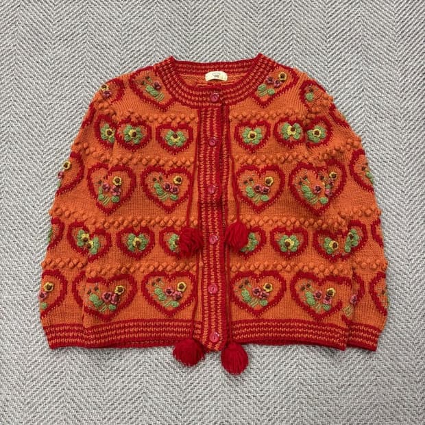 모리걸 핸드메이드 자수 가디건 v2725