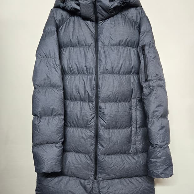 TATE 엄청 가벼운 구스 롱패딩 남95차콜