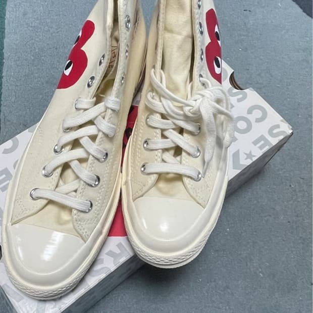 (급매)CDG x Converse Chuck 70 High top