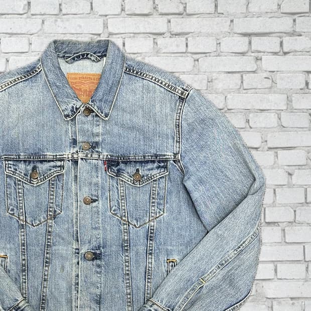 리바이스 연청 빈티지 청자켓 95