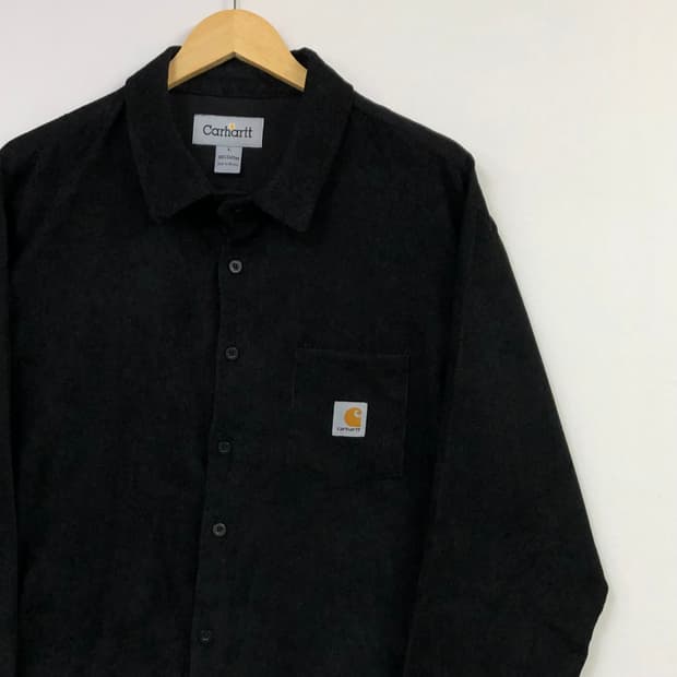 105 칼하트 블랙 코듀로이 셔츠