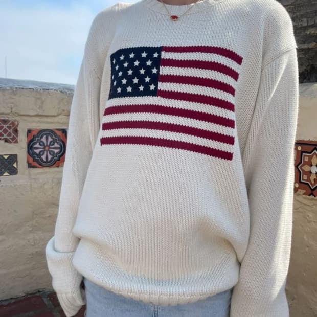 [brandymelville] 성조기 니트