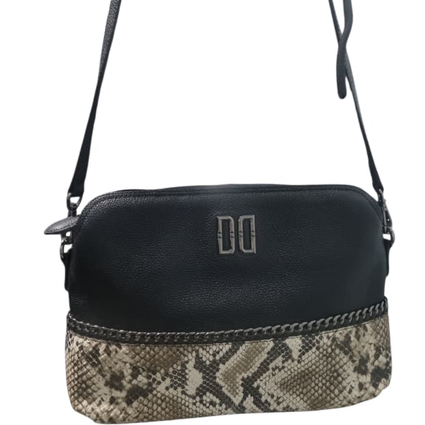 닥스 가죽 뱀피 크로스 백