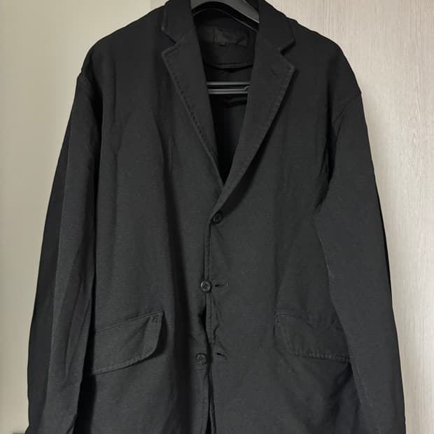 꼼데가르송옴므 수축폴리 셋업(자켓m,바지s)일괄