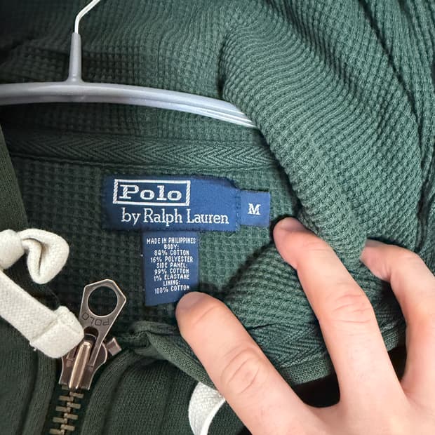 폴로 후드 집업 M