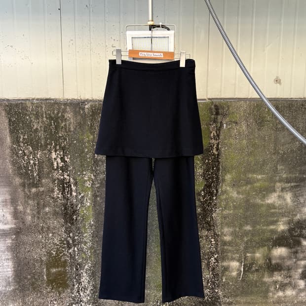 Y's 요지 야마모토 울 스커트 슬랙스 팬츠