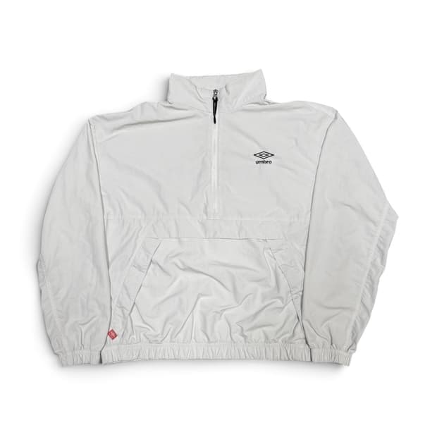 엄브로 화이트 아노락 바람막이