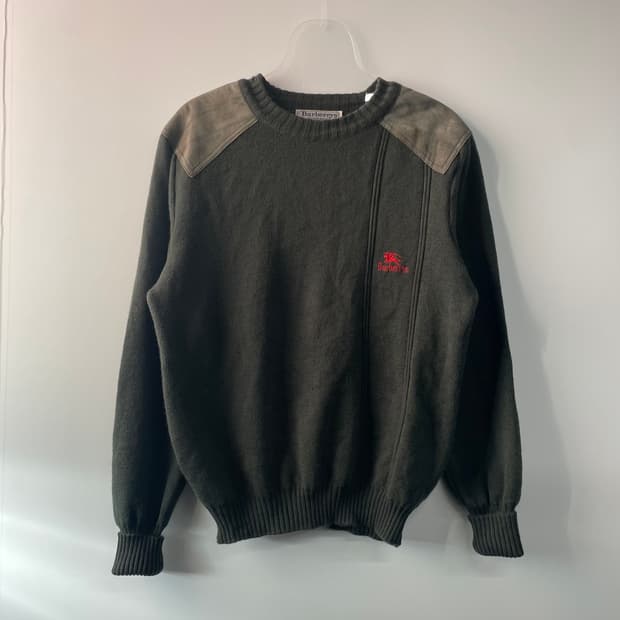 90s 버버리 코만도 니트