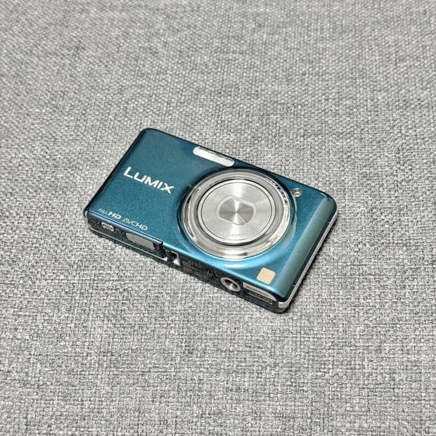 파나소닉 루믹스 DMC-FX77 블루 풀박스 빈티지디카